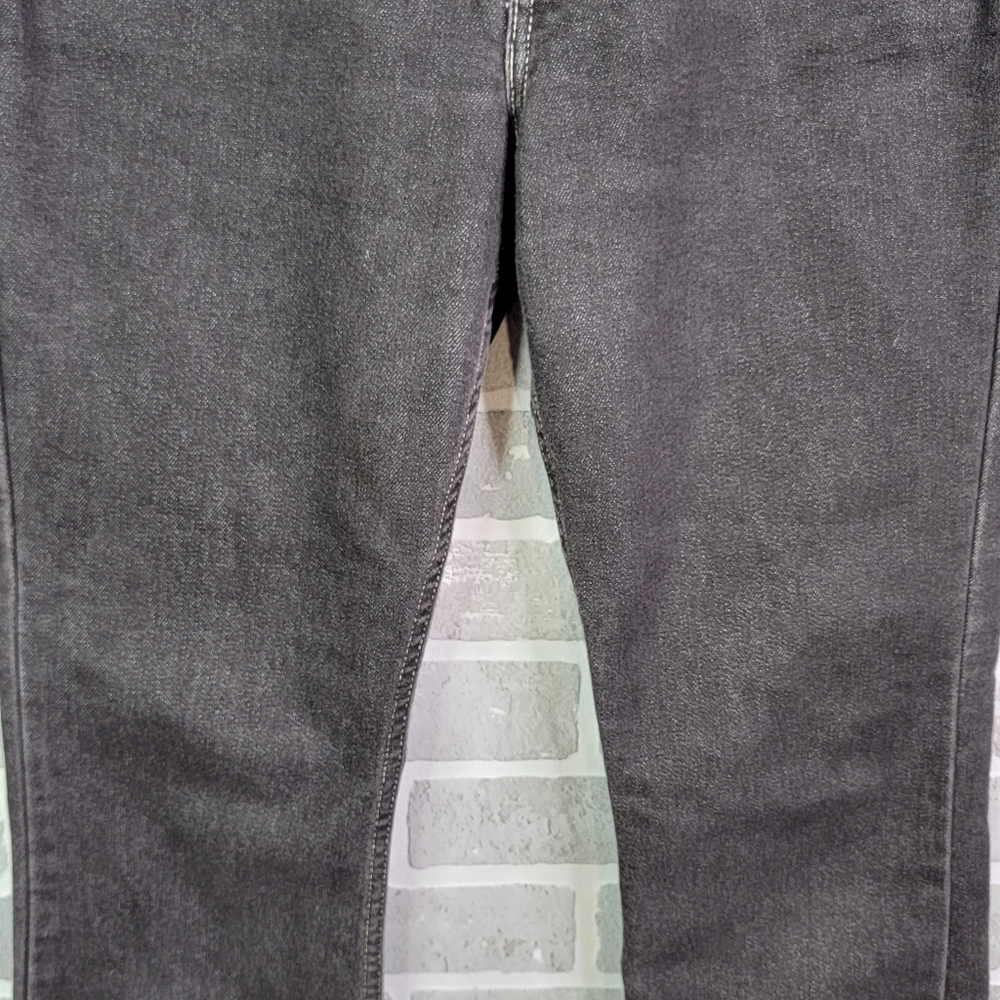 Levi's 515 Boot Cut Lower Rise Vintage Y2K Flaired Black Denim Jeans Size 6 Mis - Picture 2 of 16